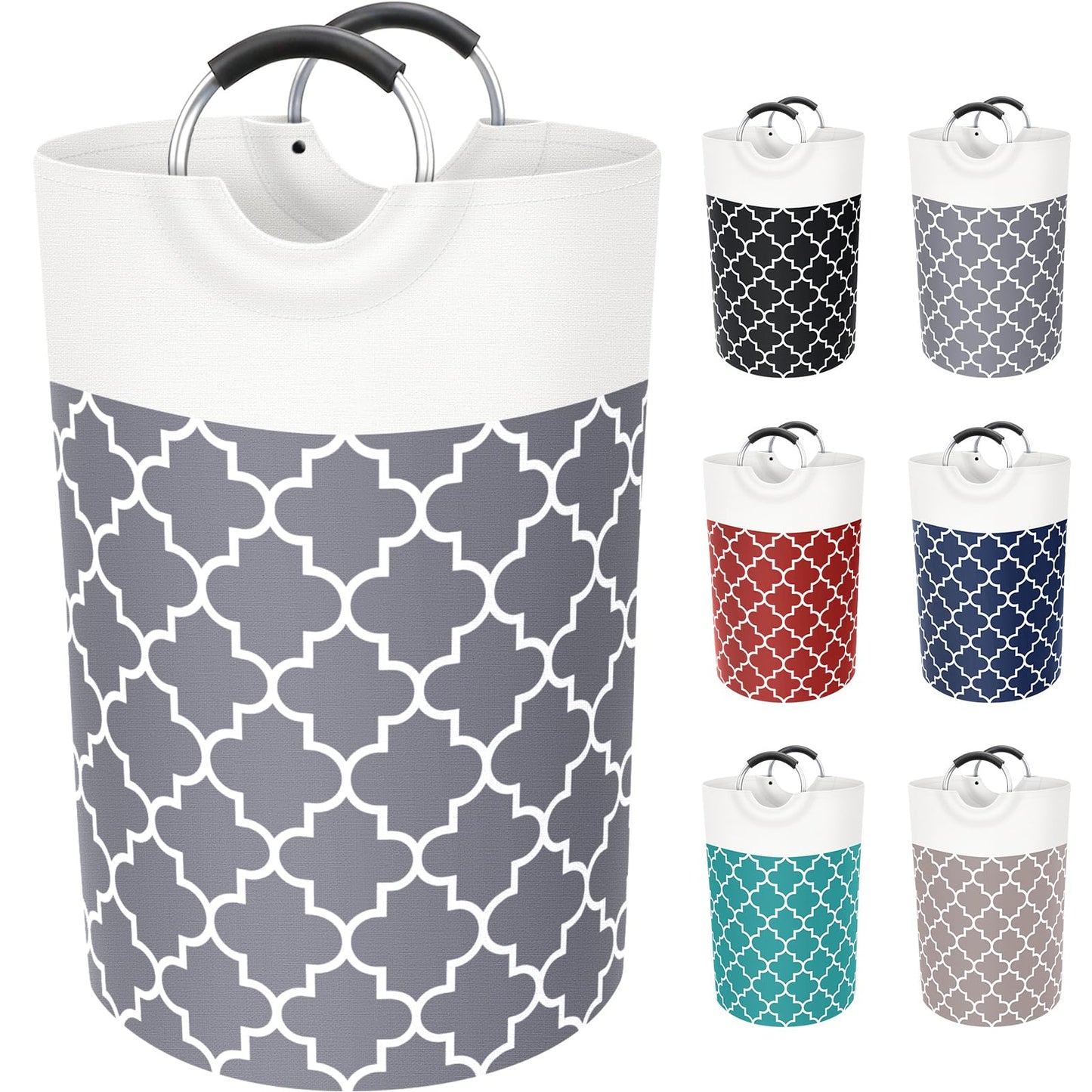 Collapsible Hamper Bag - Grey