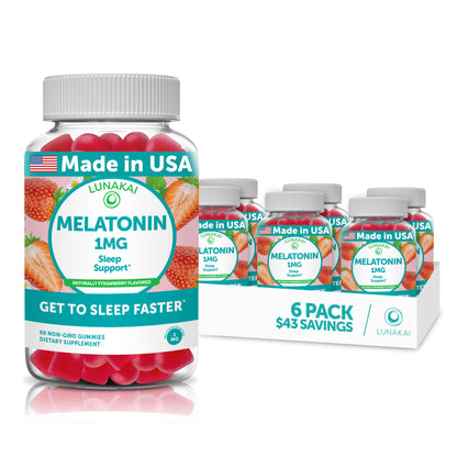 Lunakai Low-Dose Melatonin Gummies for Restful Sleep