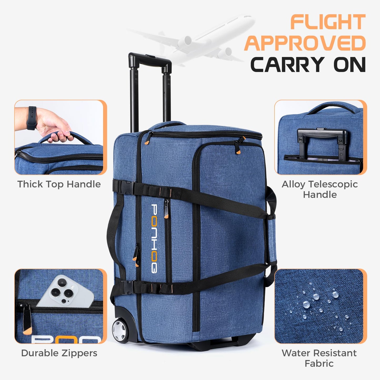 TravelWheels Duffel: Large Waterproof Wheeled Bag