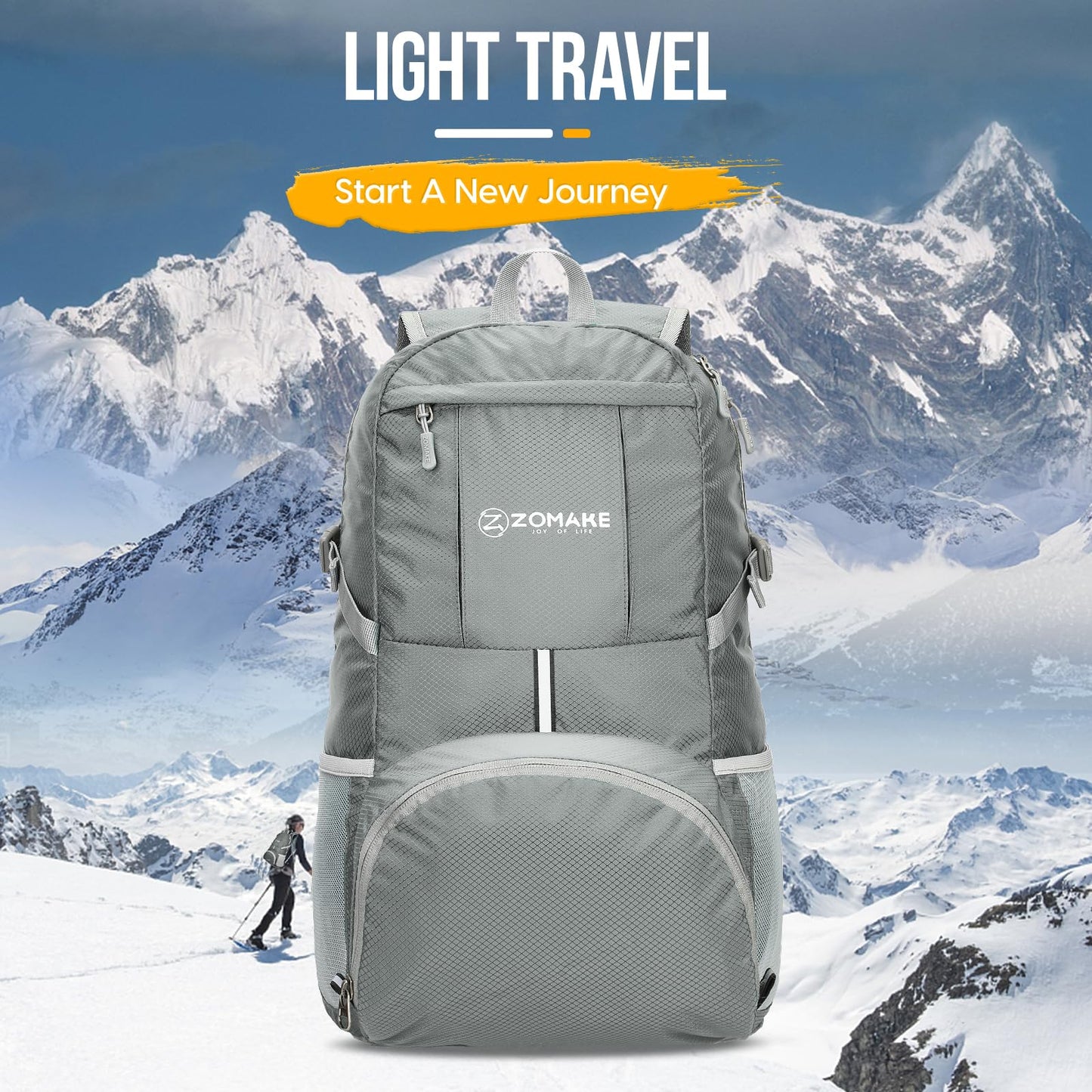 ZOMAKE 35L Compact Waterproof Hiking Backpack