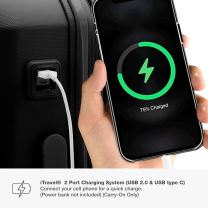 Traveler's Choice Indestructible 22 Spinner Carry-on