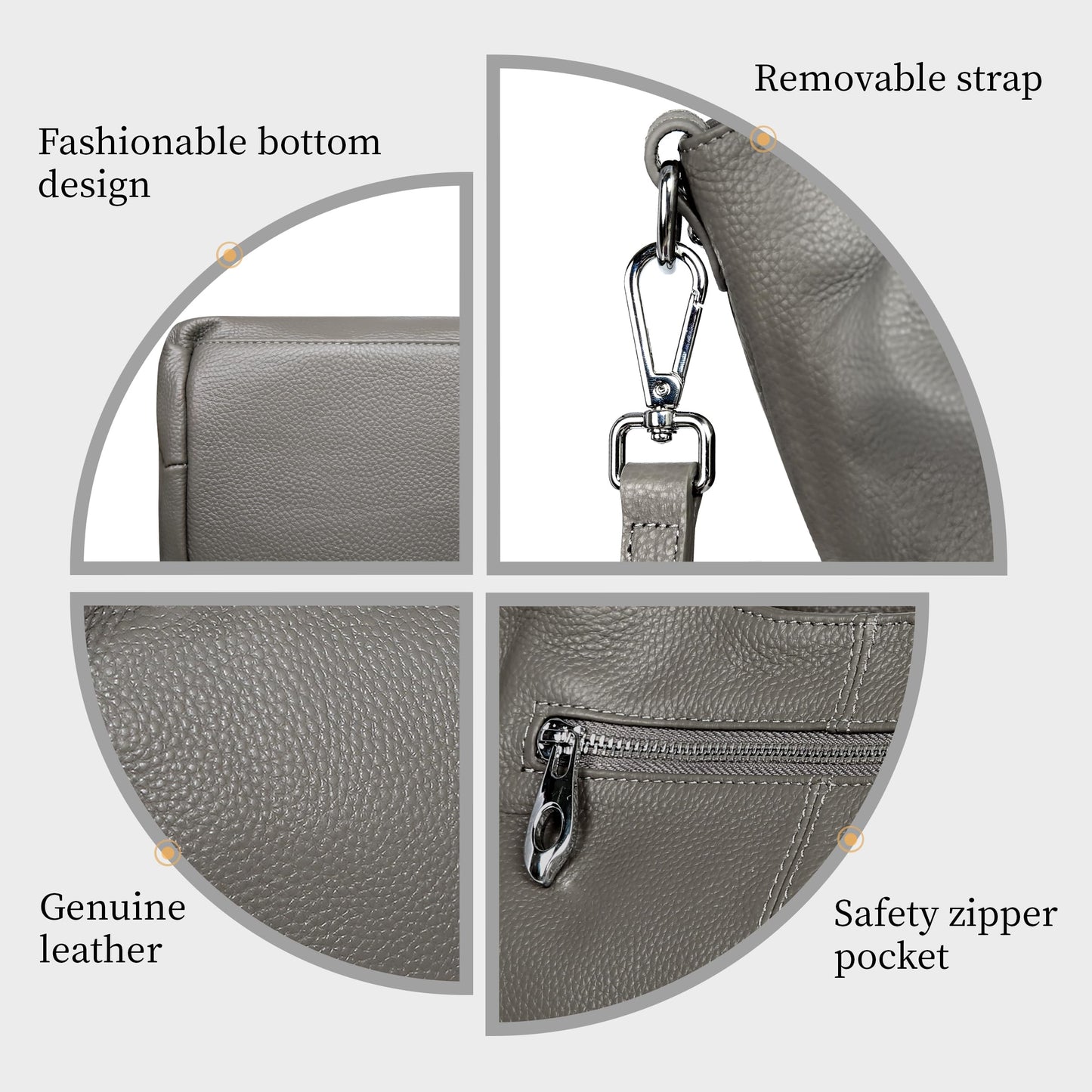 Iswee Luxe Leather Women's Medium Shoulder Tote