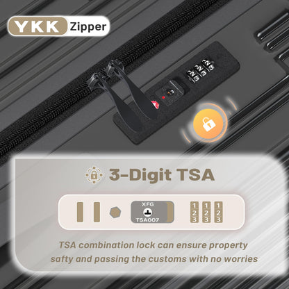 JetGlide 3pc Spinner: Expandable Hardshell Luggage