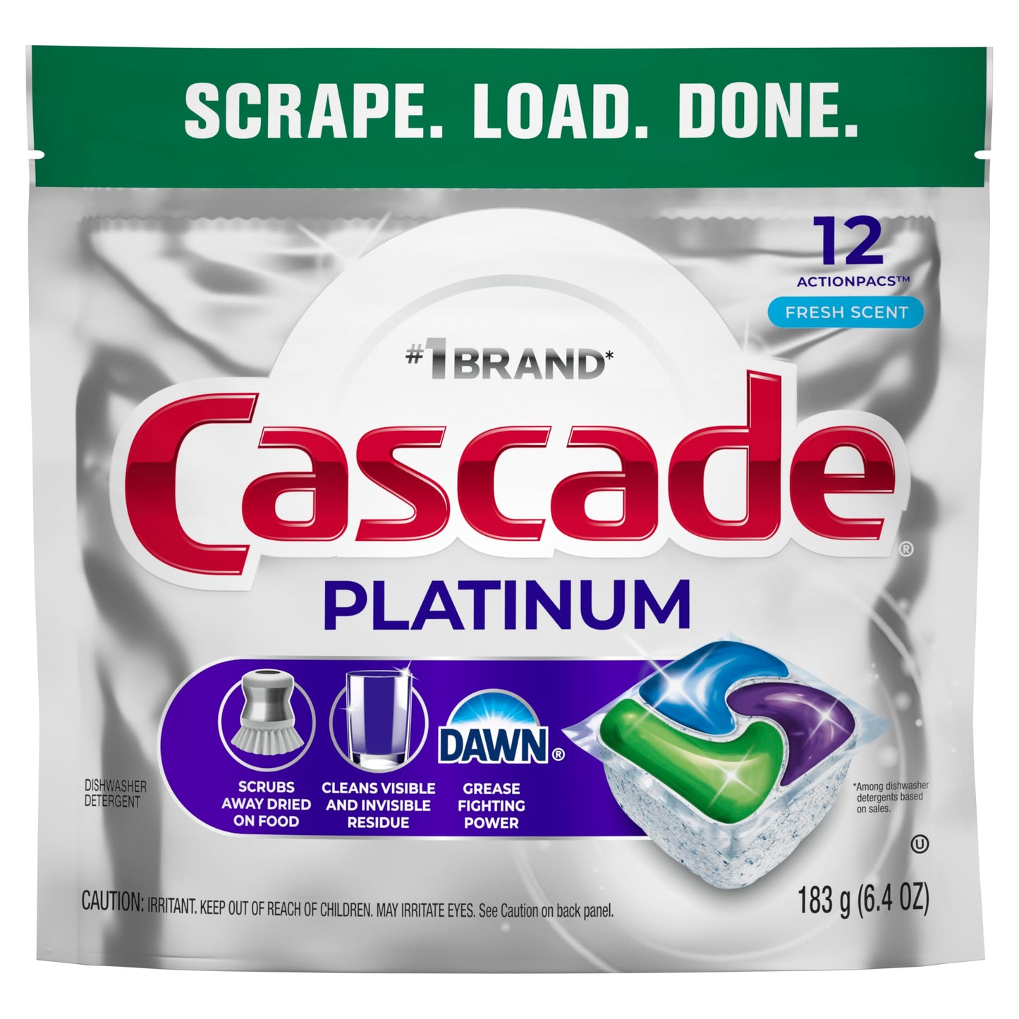 Cascade Platinum Fresh 71ct Dishwasher Pods