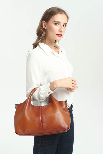 Iswee Luxe Leather Women's Medium Shoulder Tote