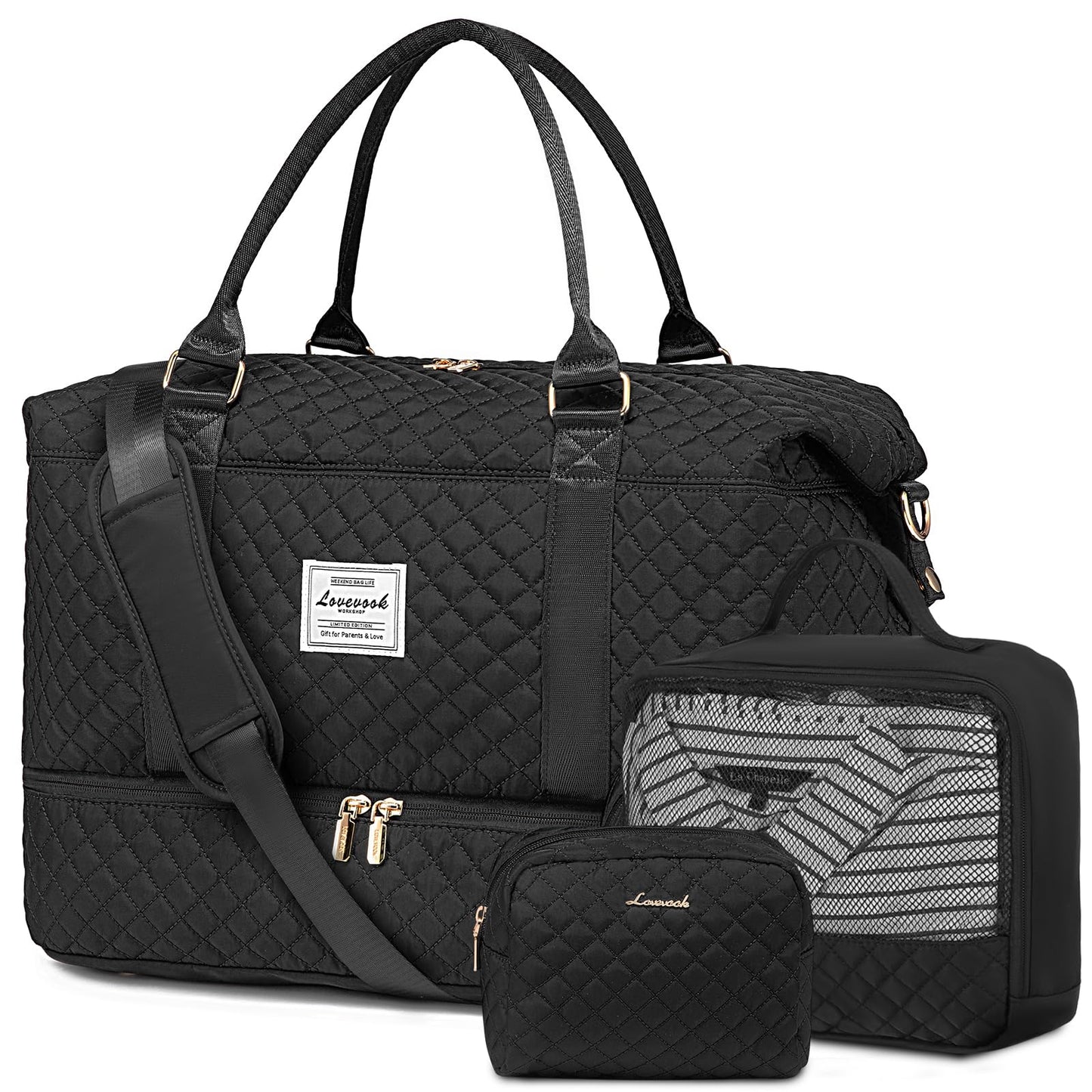 LOVEVOOK All-in-One Duffle: Travel & Gym Ready