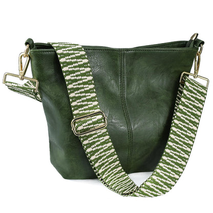 ChicHobo Vegan Leather Crossbody Bag with Strap