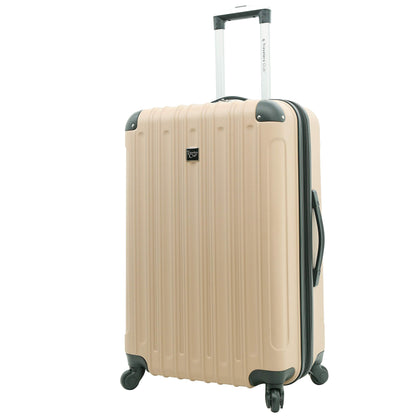 Rose Gold Hardside Luggage Set - 4-Piece Travel Kit
