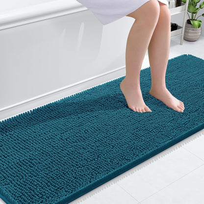 OLANLY Luxe Chenille Bath Mat - Quick Dry & Soft