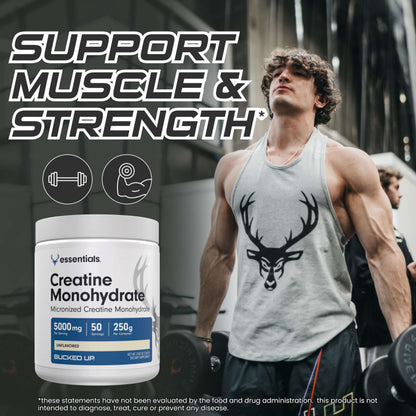 Bucked Up Micronized Creatine - Unflavored Power Boost