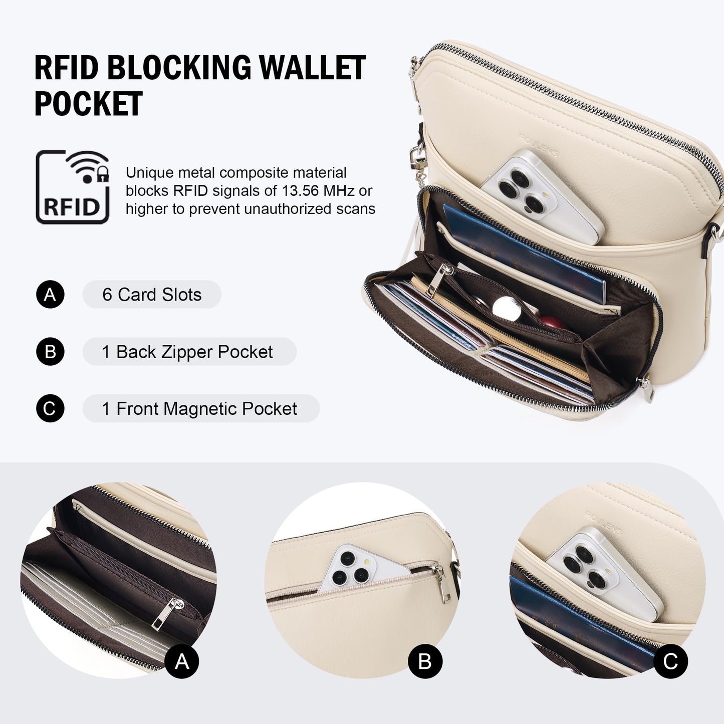 Tassel Charm Crossbody Bag for Women