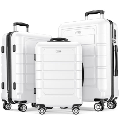 Expandable ShowKoo Suitcase - Durable & TSA Lock