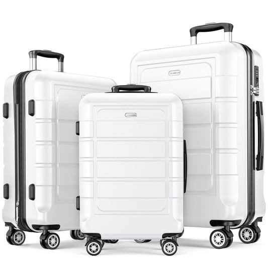 Expandable ShowKoo Suitcase - Durable & TSA Lock