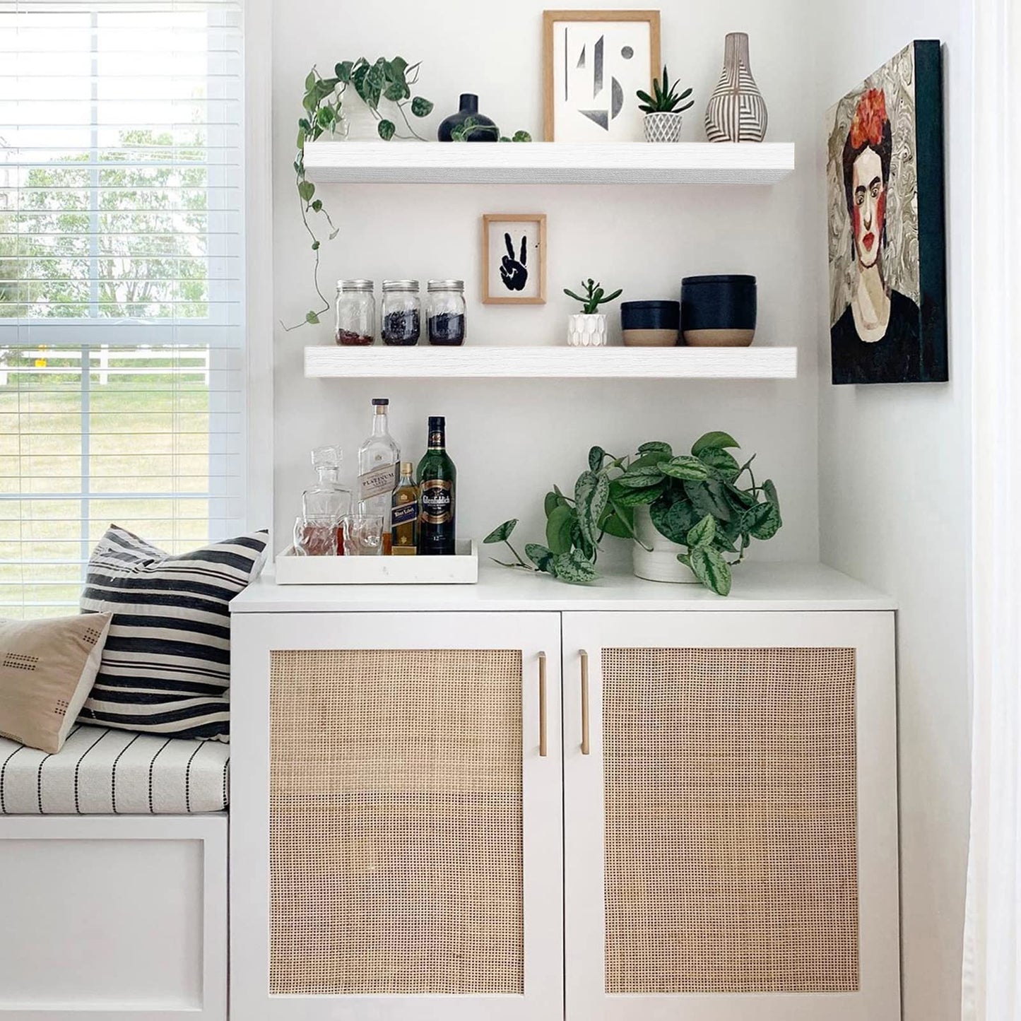 Rustic Farmhouse Shelves (008-40BN)