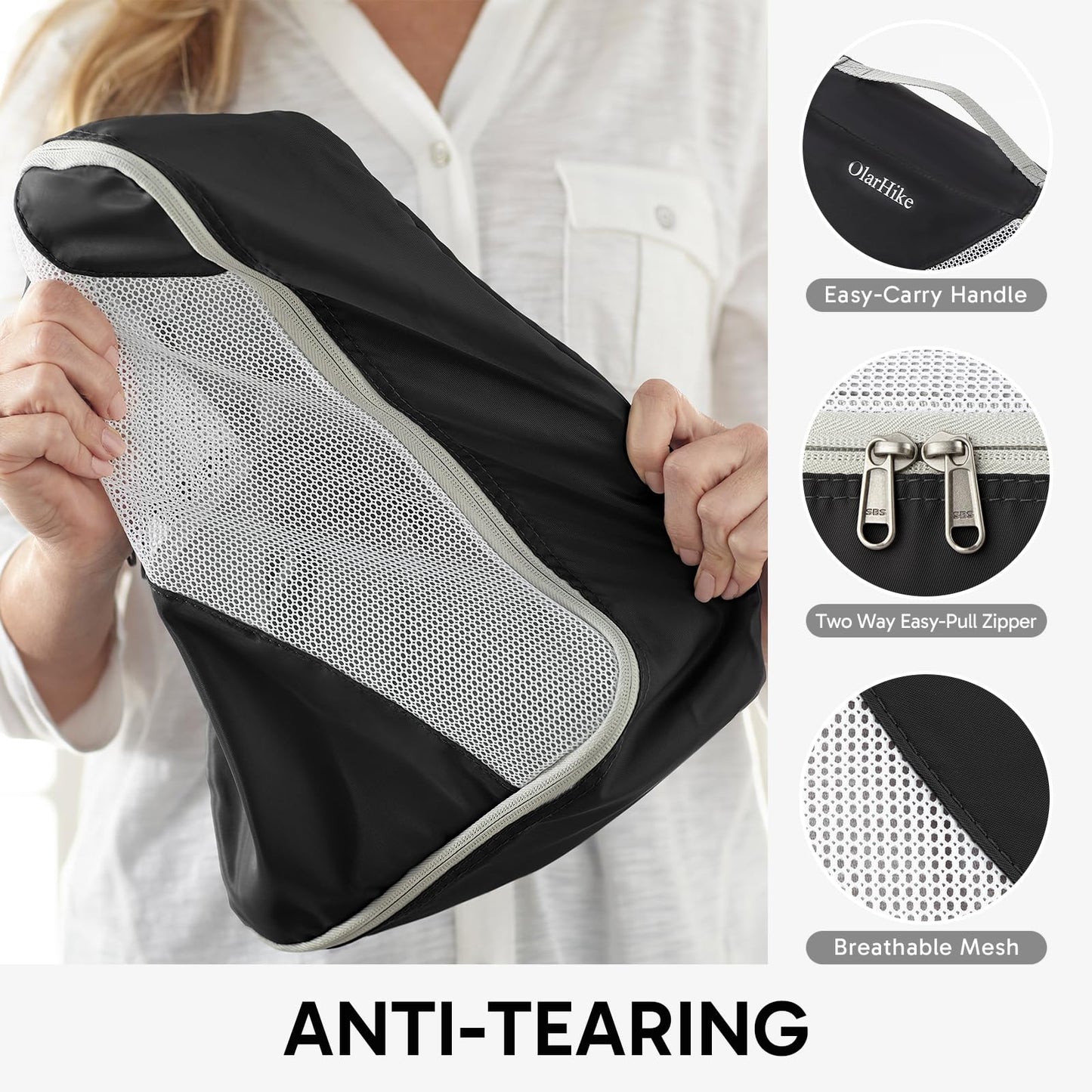 OlarHike Travel Cube Set - Cream Organizer & Gifts