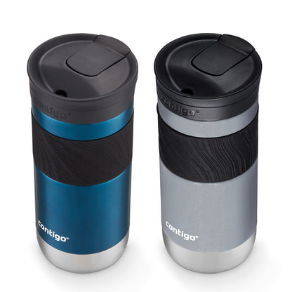SNAPSEAL Grip Stainless Travel Mug 20oz - Blue/Berry