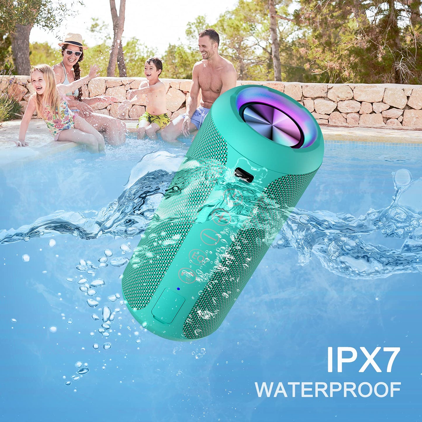 Ortizan AquaBass: IPX7 Bluetooth Speaker & Gift Pick