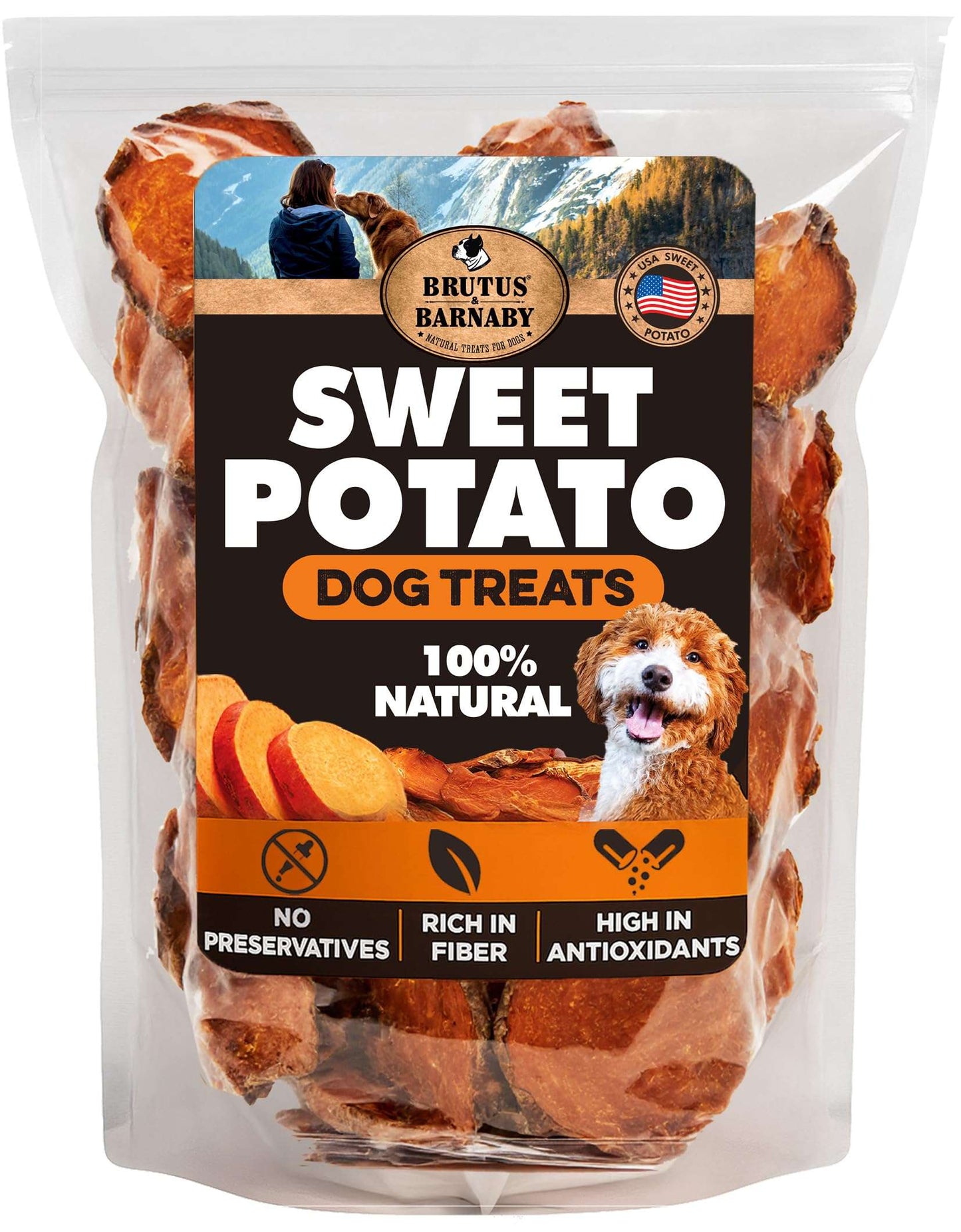 Brutus & Barnaby Sweet Potato Pup Delights