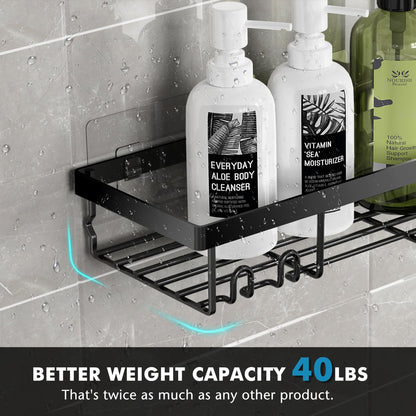 Moforoco Adhesive Shower Caddy Shelf Organizer