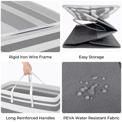 HomeHacks Duo Waterproof Laundry Baskets