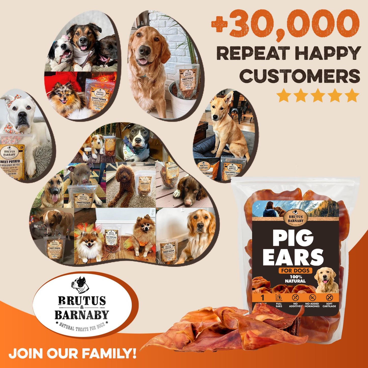 PawSavor Pig Ears: Natural, Tasty Chews for Dogs