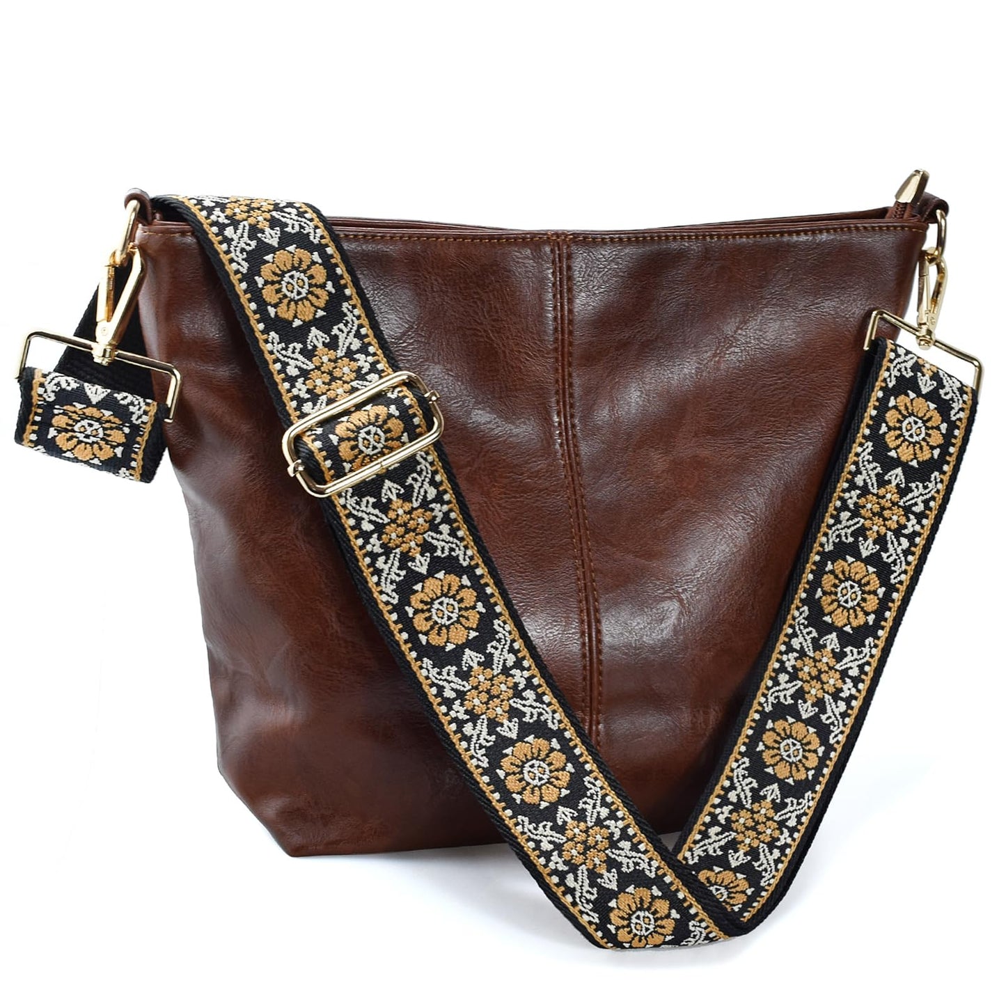 ChicHobo Vegan Leather Crossbody Bag with Strap