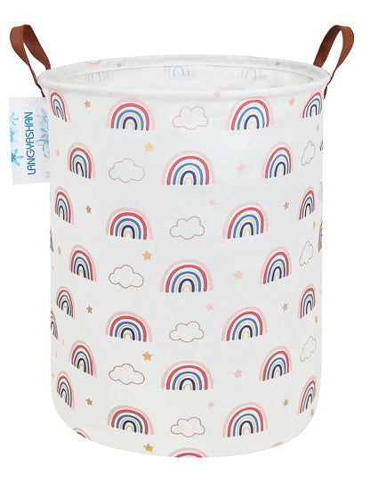 Collapsible Canvas Hamper by LANGYASHAN