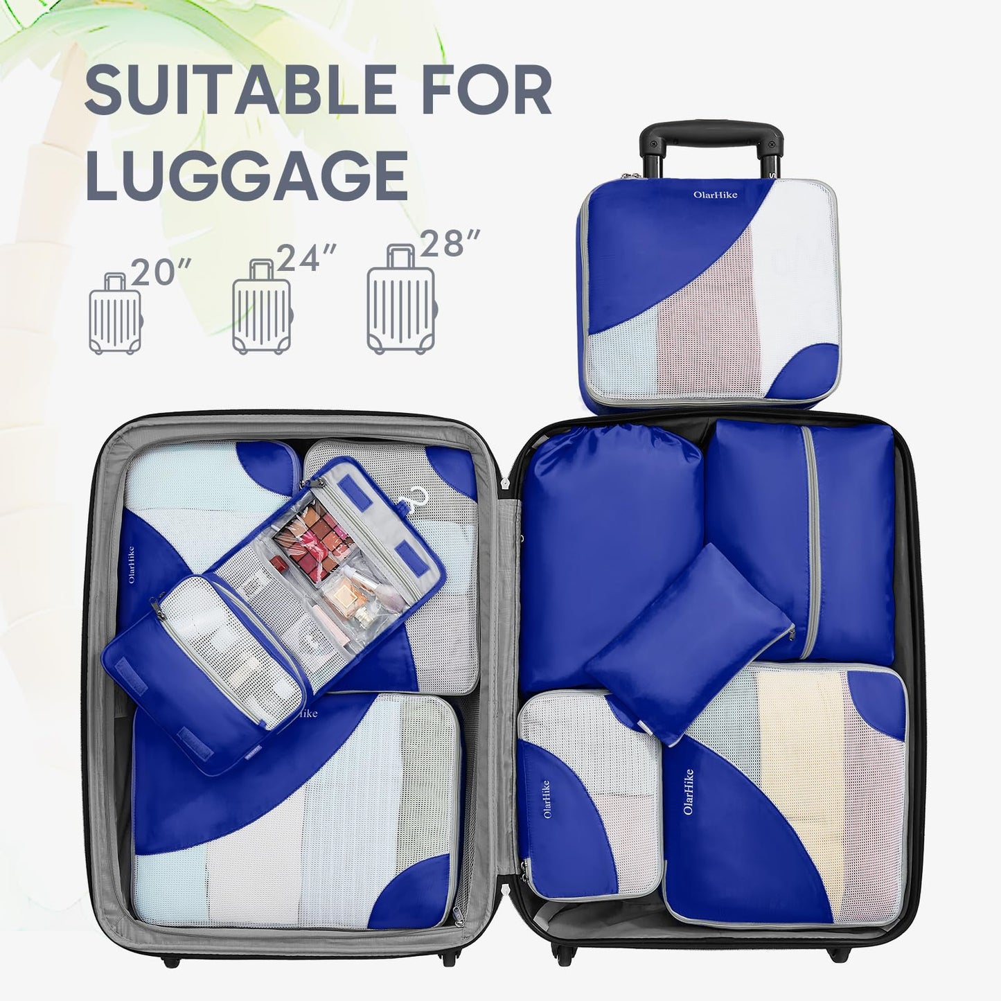 OlarHike Travel Cube Set - Cream Organizer & Gifts