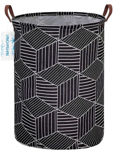 Collapsible Canvas Hamper by LANGYASHAN