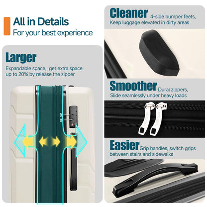 Hoteel 3-Piece Luggage Set