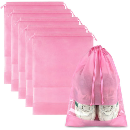 Travel Clear Shoe Bags - 5 Pack Waterproof Storage