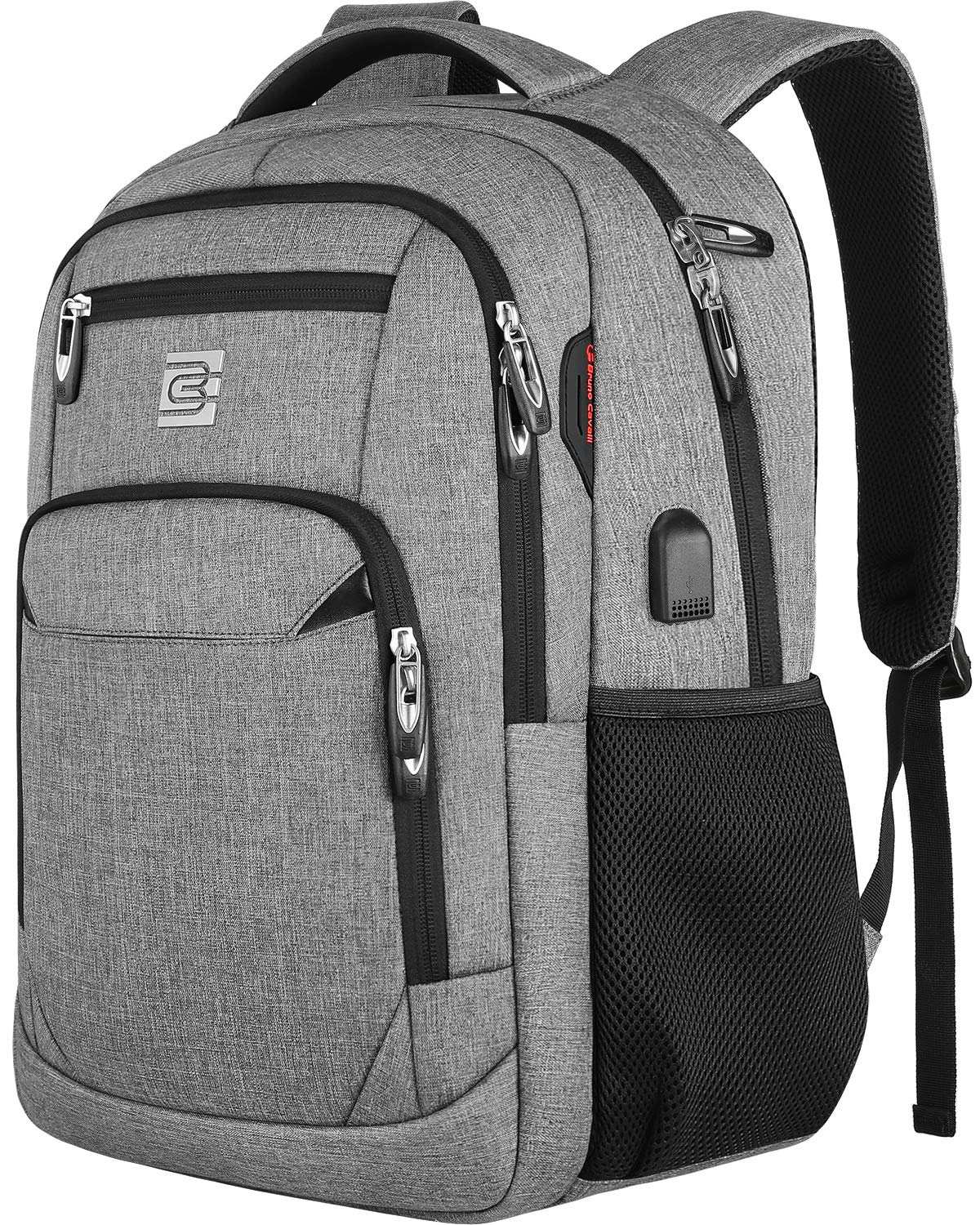 SecureSlim Laptop Backpack with USB & Water Resistance