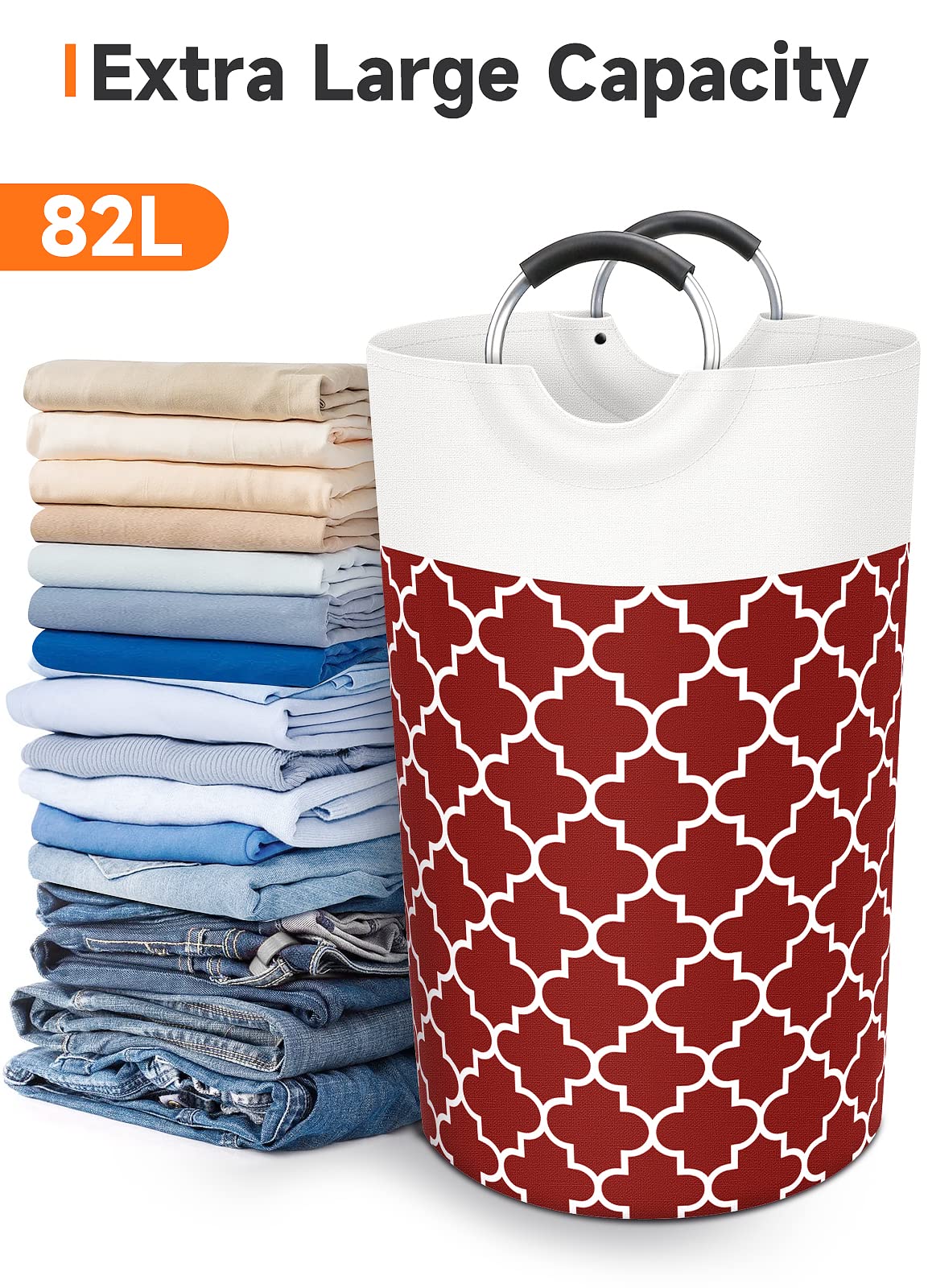 Collapsible Hamper Bag - Grey