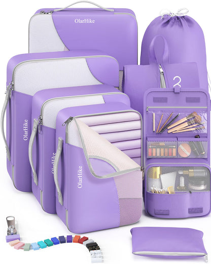 OlarHike Travel Cube Set - Cream Organizer & Gifts