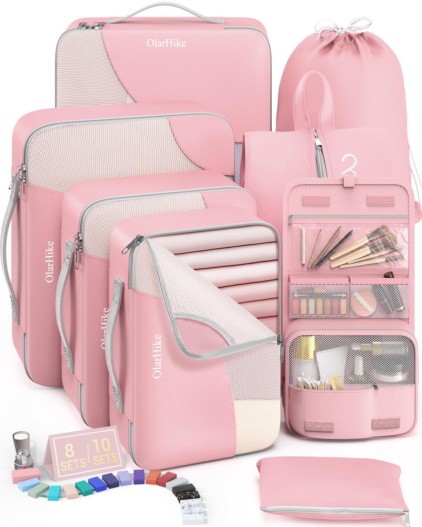 OlarHike Travel Cube Set - Cream Organizer & Gifts
