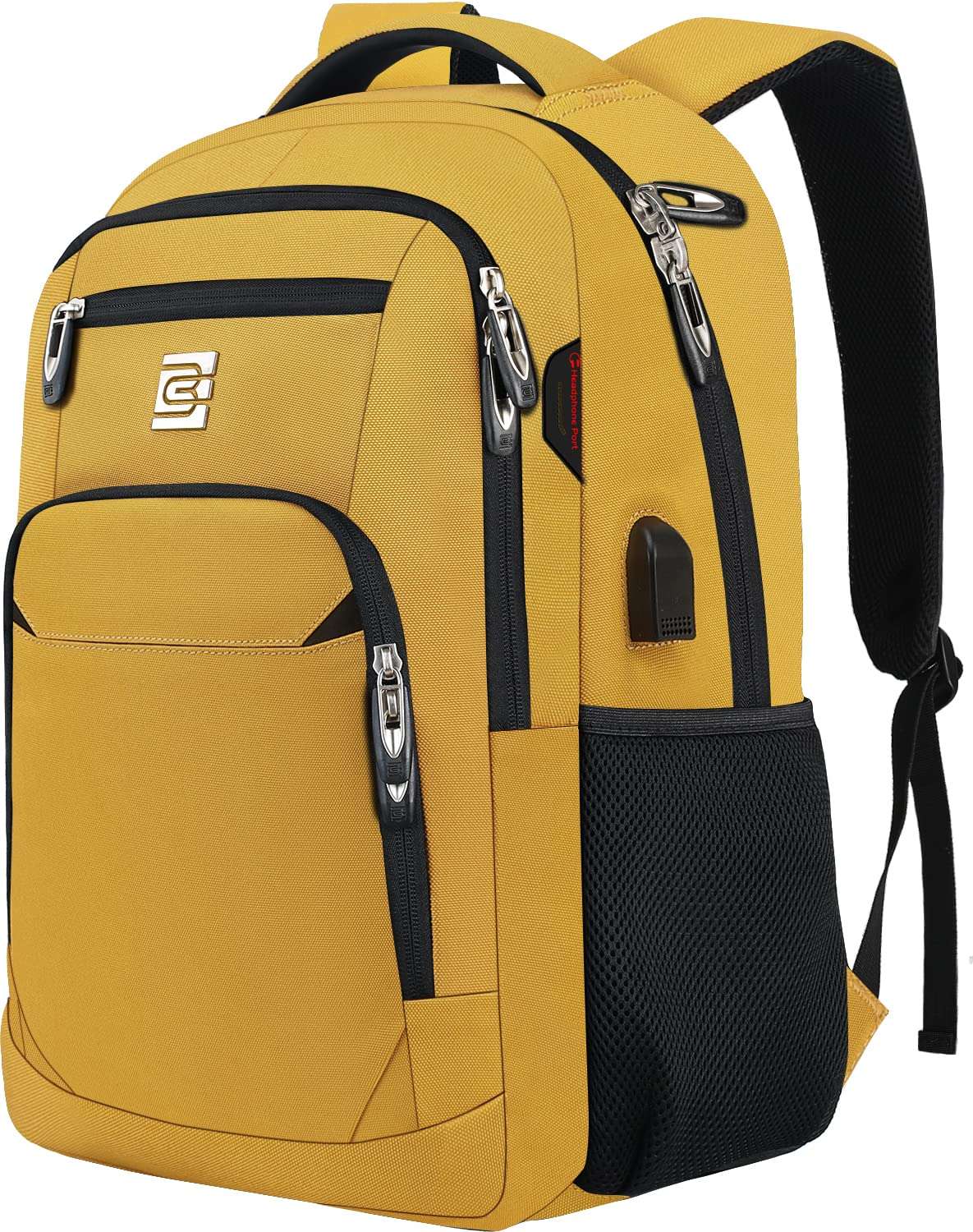 SecureSlim Laptop Backpack with USB & Water Resistance