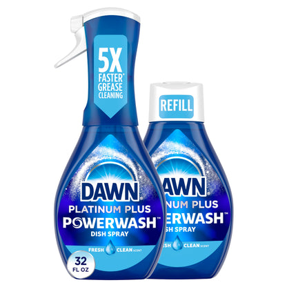 Dawn Powerwash Fresh: 1 Spray + 3 Refill Bundle