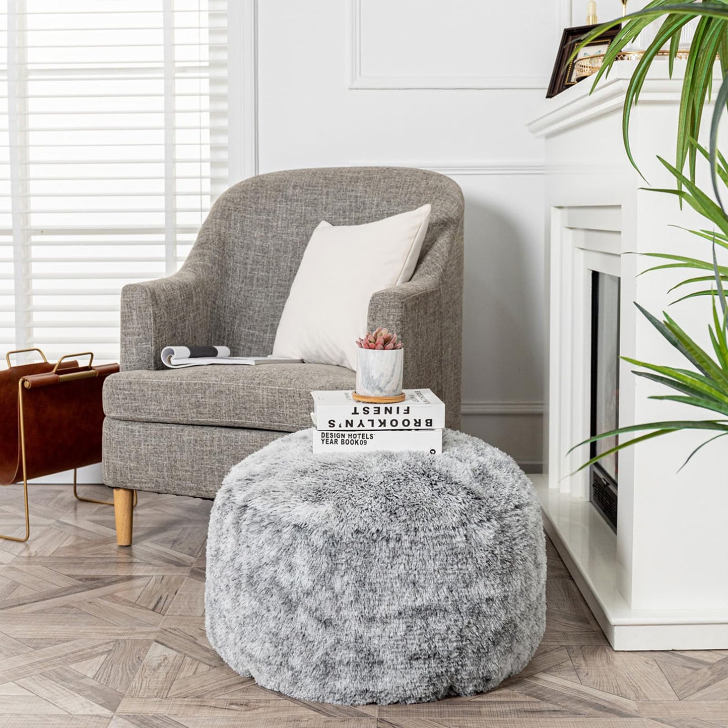 VersaPouf: Unstuffed Ottoman & Foot Rest Cover