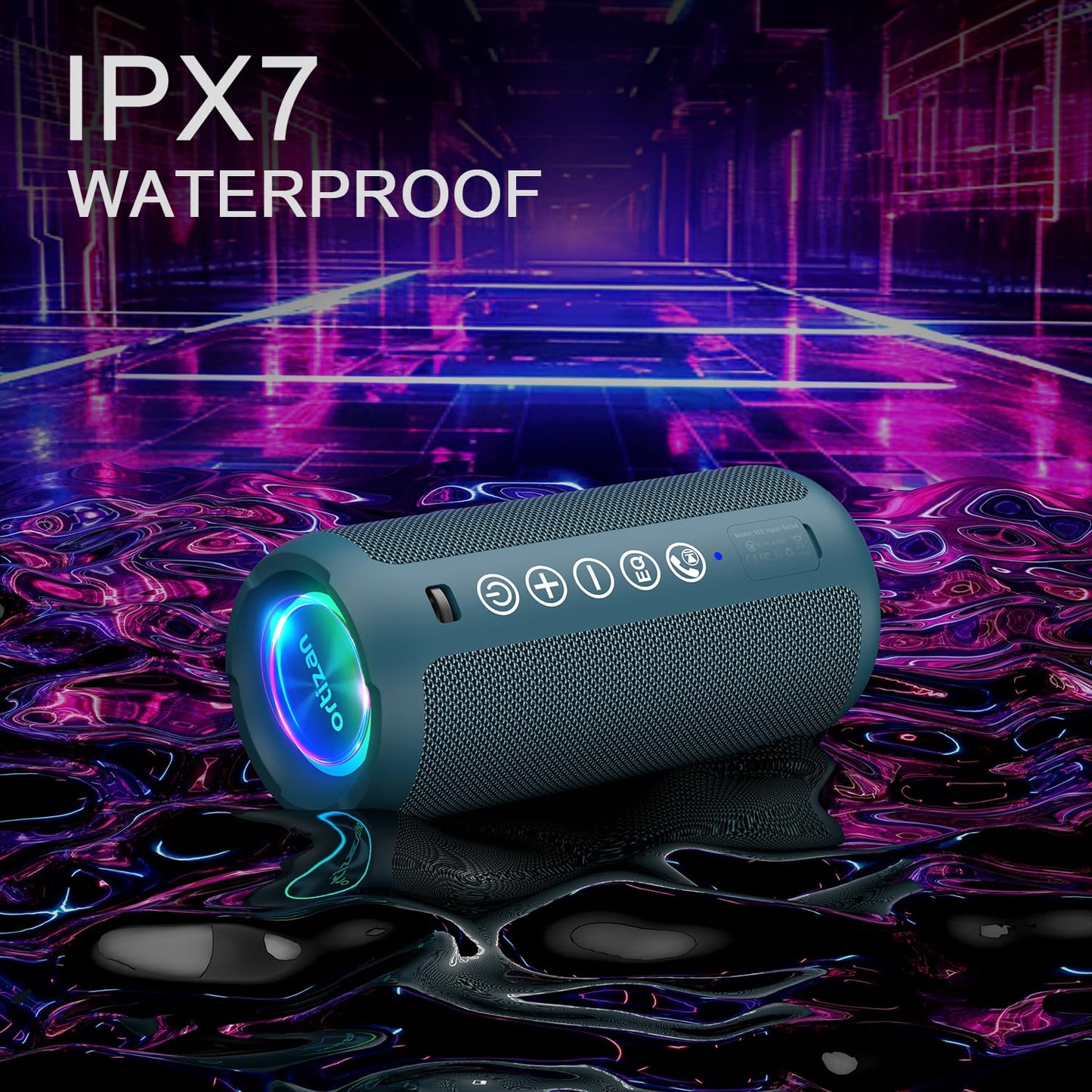 Ortizan AquaBass: IPX7 Bluetooth Speaker & Gift Pick
