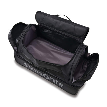 Andante 2 Rolling Duffel - 22 Sleek Black Travel Bag