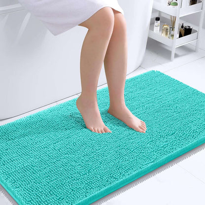 OLANLY Luxe Chenille Bath Mat - Quick Dry & Soft