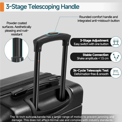 Hoteel 3-Piece Luggage Set