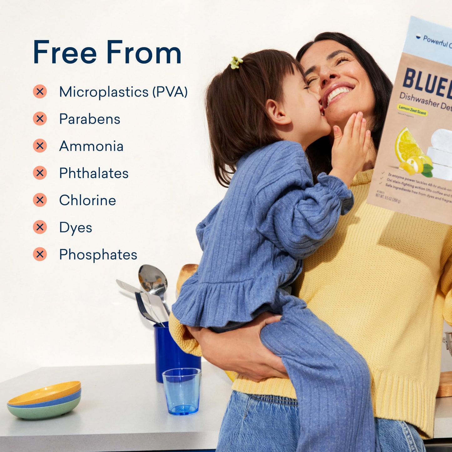 EcoClean Tabs: 60ct Plastic-Free Dishwasher Pods