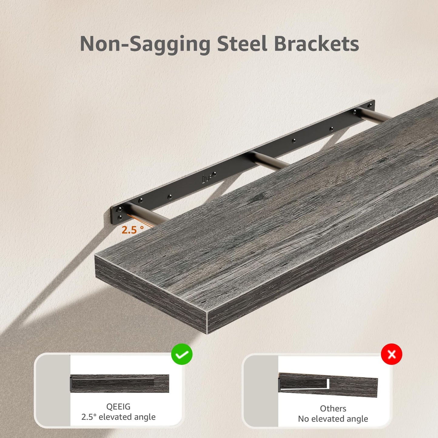 Rustic Farmhouse Shelves (008-40BN)