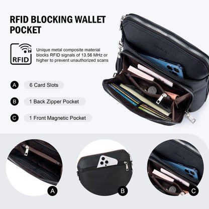 Tassel Charm Crossbody Bag for Women