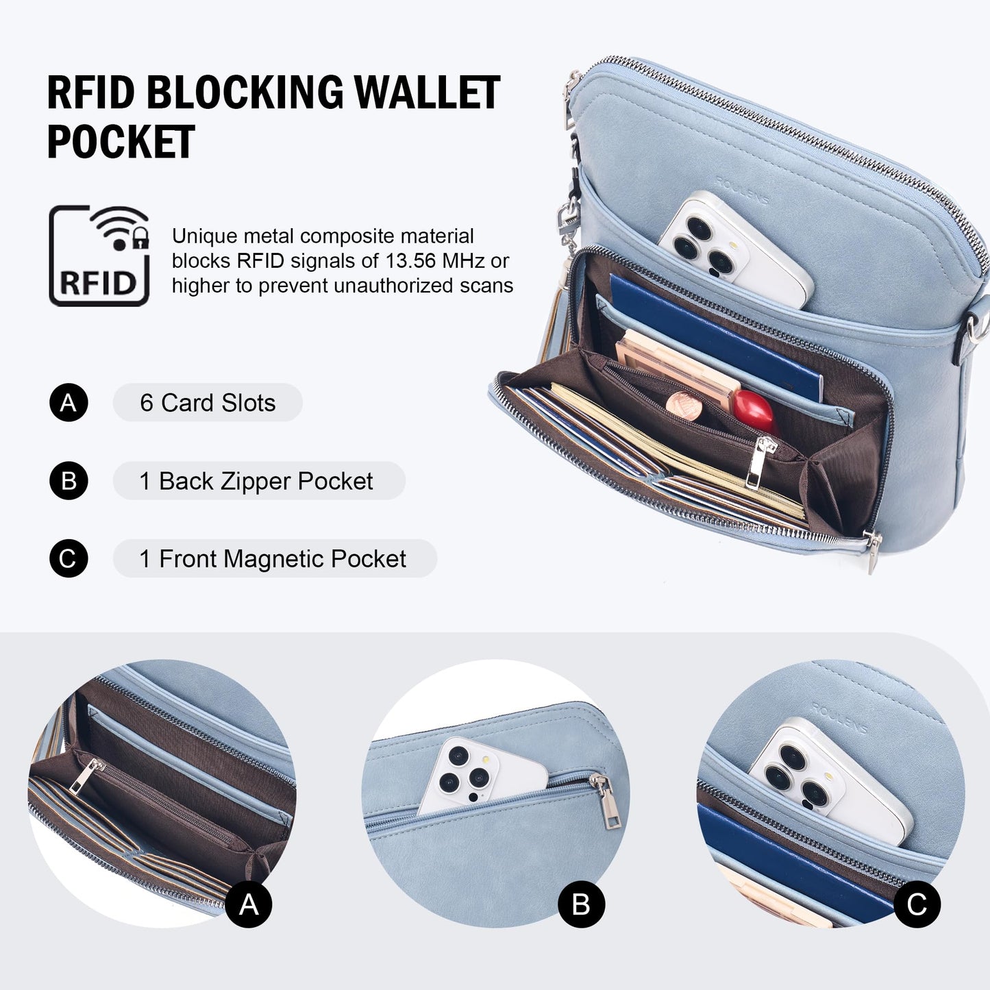 Tassel Charm Crossbody Bag for Women