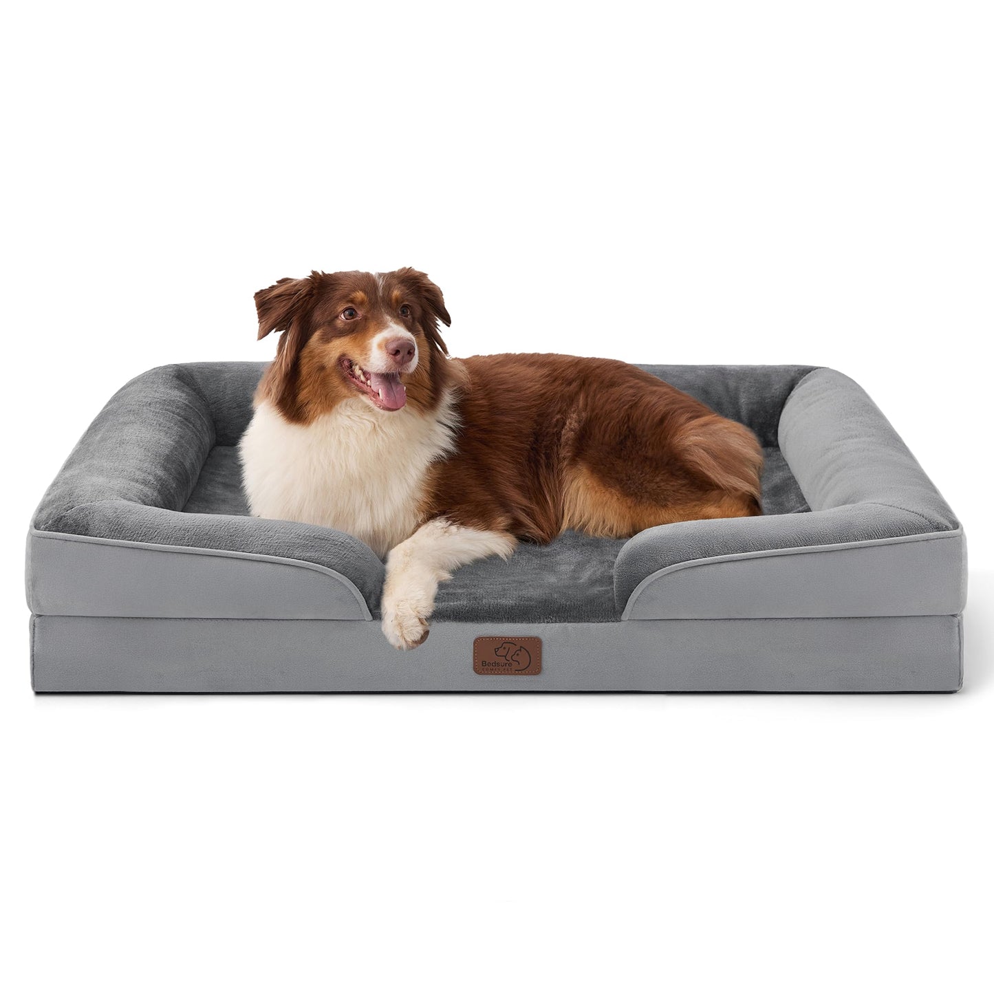 ComfyPaws Orthopedic Washable Dog Sofa - Large, Grey