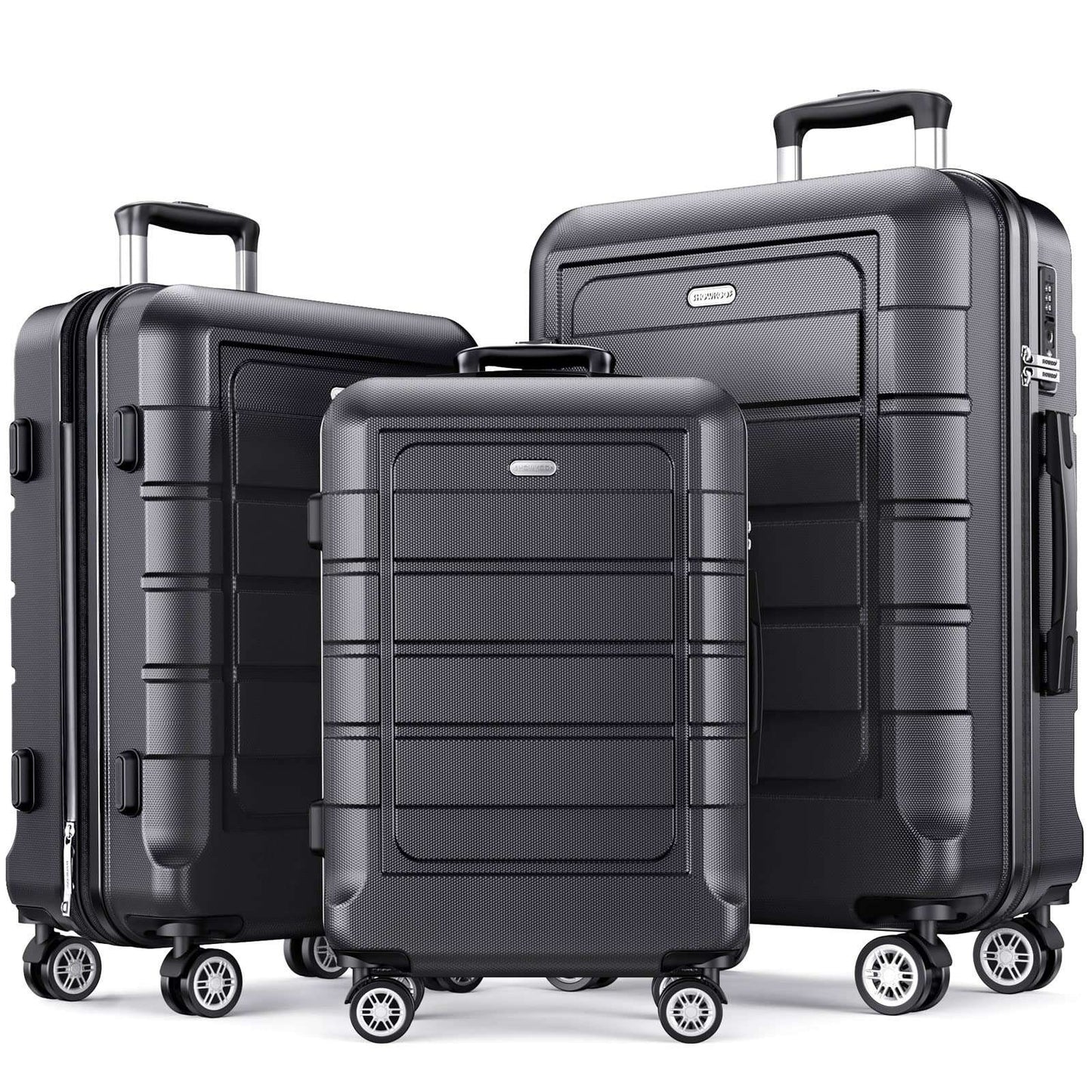 Expandable ShowKoo Suitcase - Durable & TSA Lock