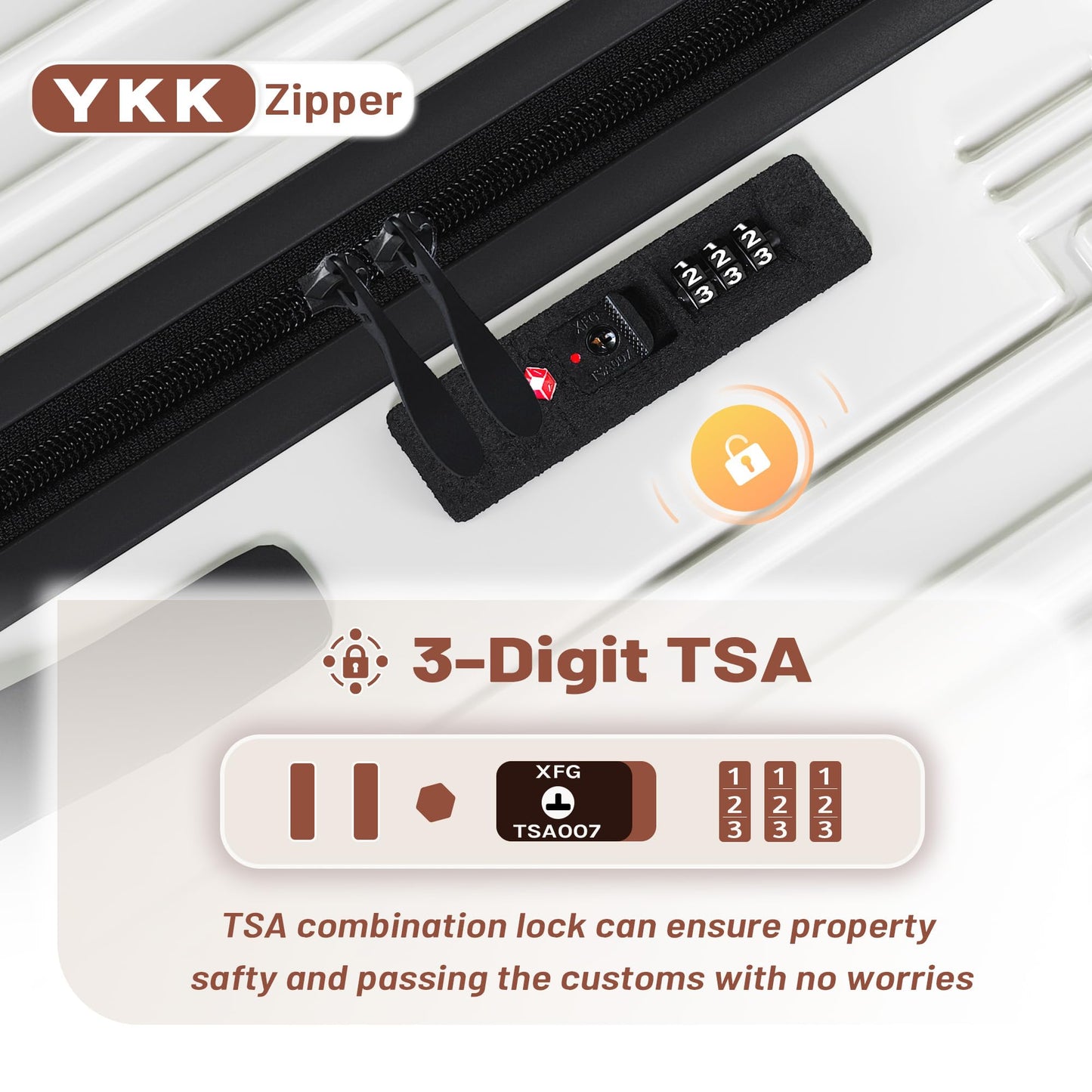 JetGlide 3pc Spinner: Expandable Hardshell Luggage