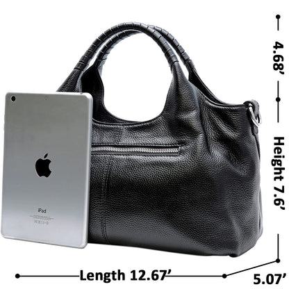 Iswee Luxe Leather Women's Medium Shoulder Tote